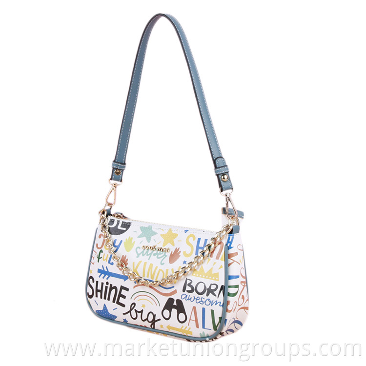 Brand Manufactures China Fashion Leather Bags Women Handbags 2020 Ladies Bag with Digital Printing